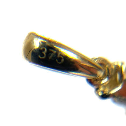 9ct Yellow Gold Pearl & Diamond Pendant