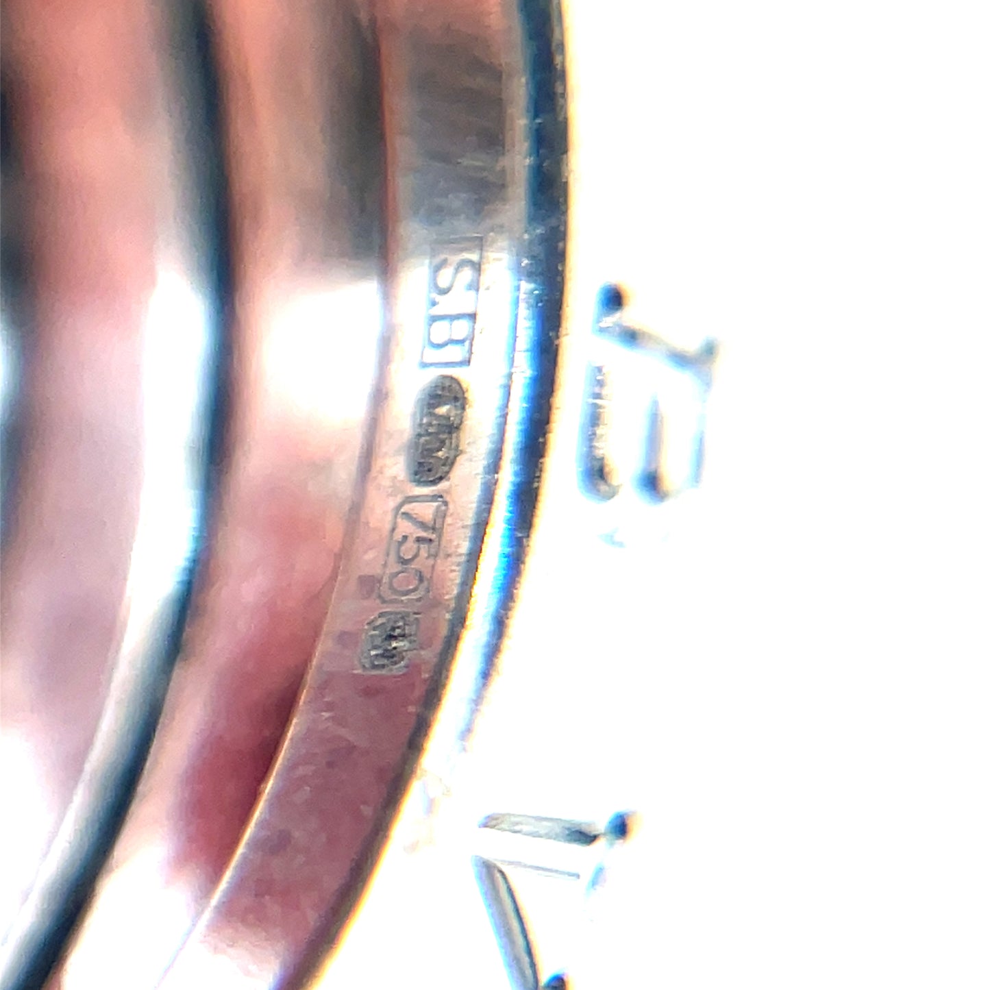 18ct White Gold Bvlgari B.Zero1 Diamond Ring (O)