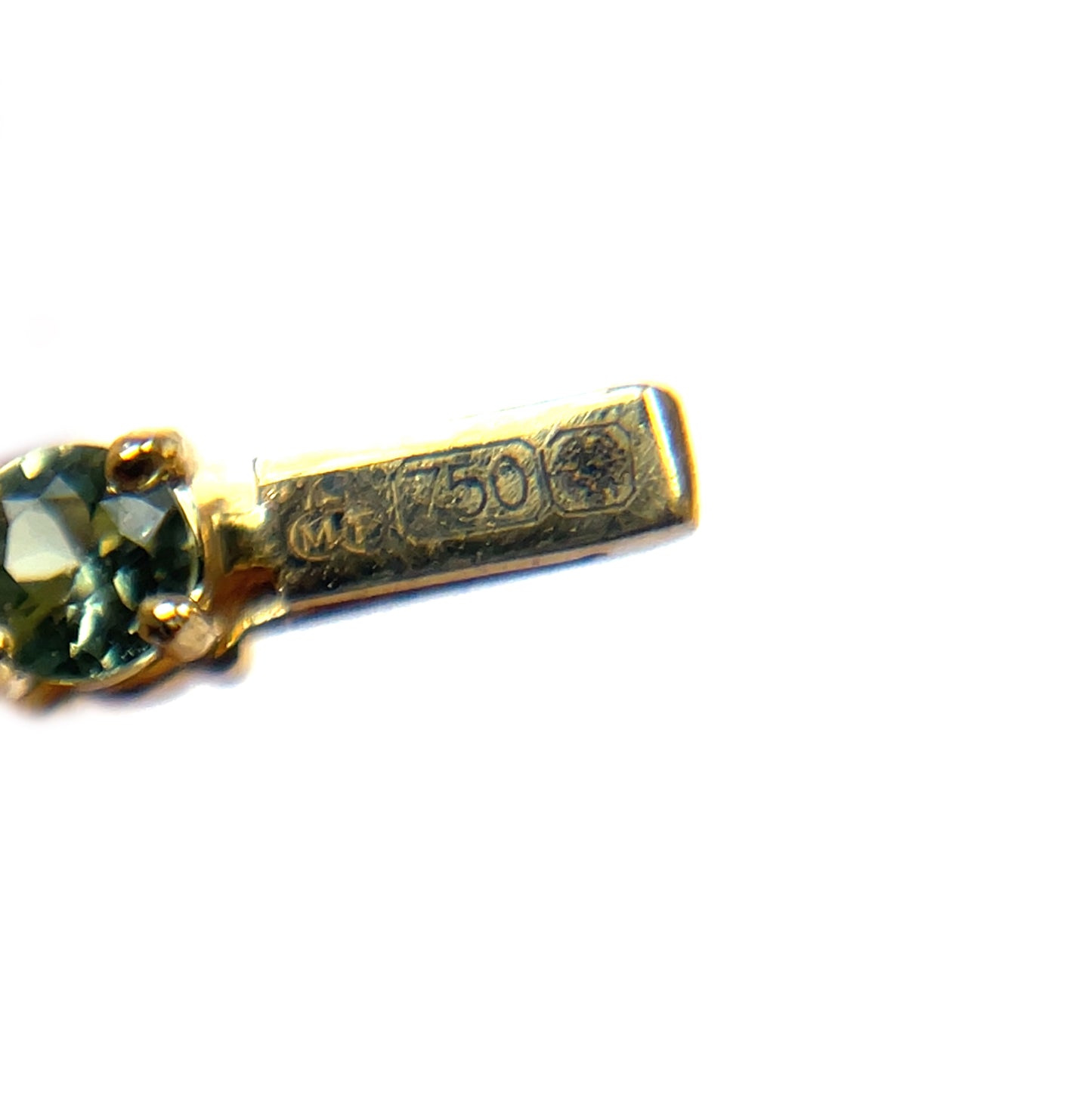 18ct Yellow Gold Multi-Colour Sapphire Line Bracelet (7")