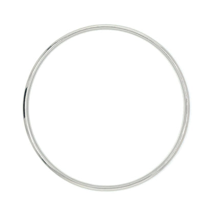 18ct White Gold Bangle (65mm)