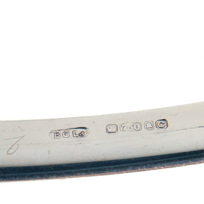 18ct White Gold Bangle (65mm)