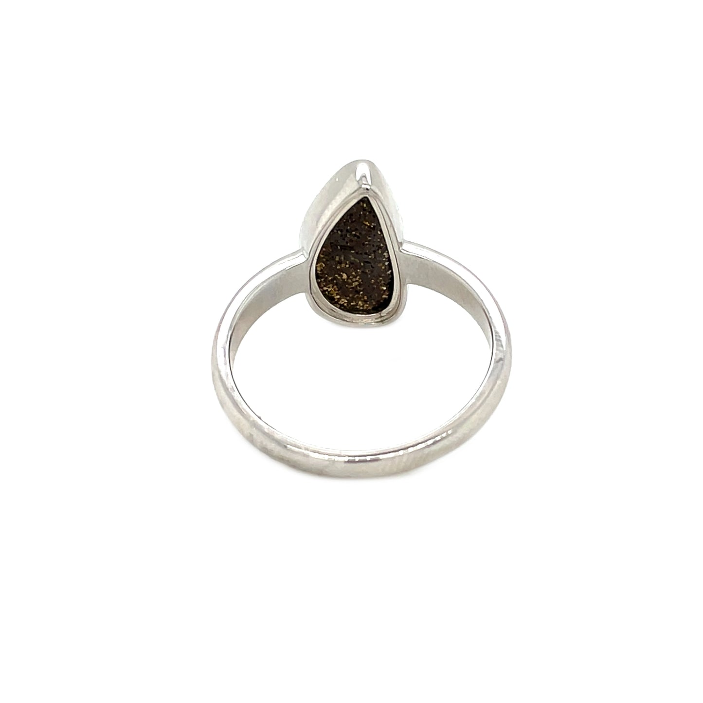 Silver Queensland Boulder Opal Ring (P)