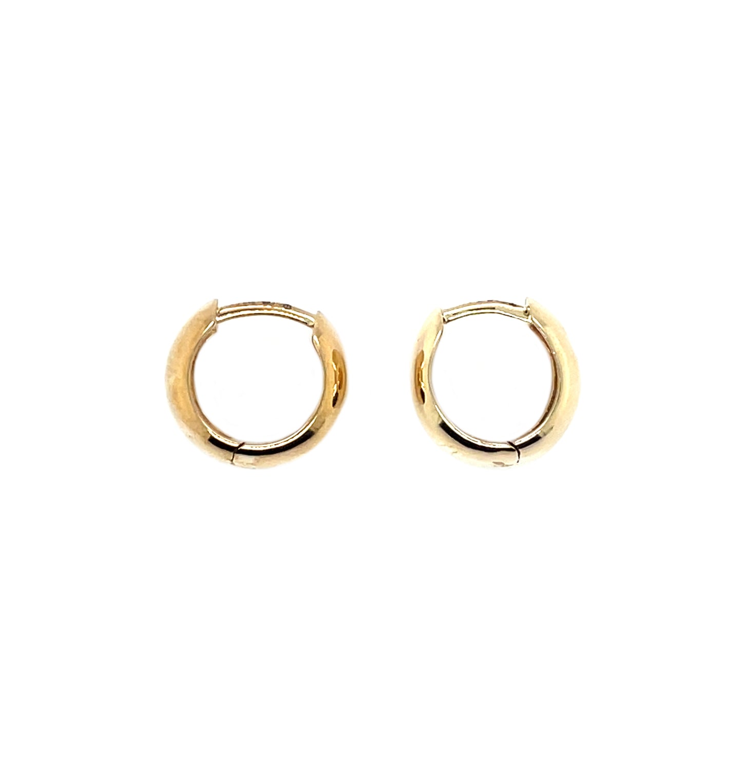9ct Yellow Gold Polished Huggy Hoop Earrings