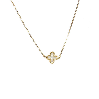9ct Yellow Gold Mother of Pearl Necklace (18")