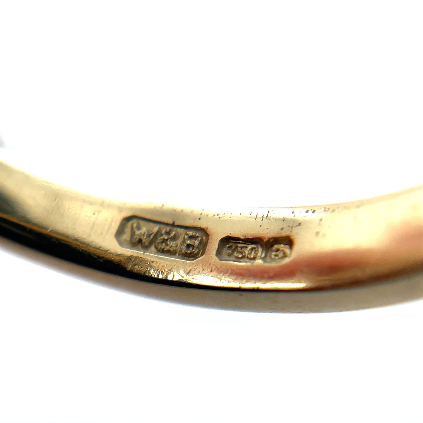 18ct Yellow Gold & Platinum Oval Diamond Single Stone Ring (M1/2)