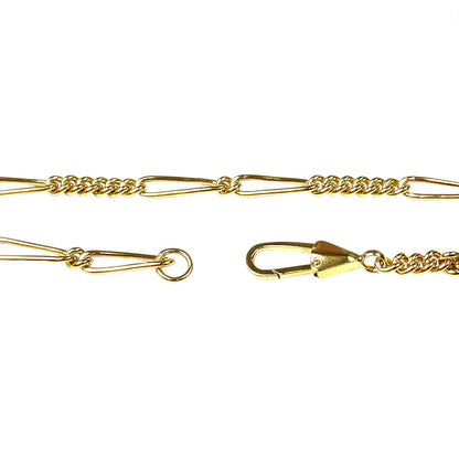 18ct Yellow Gold Fancy Figaro Chain (22")