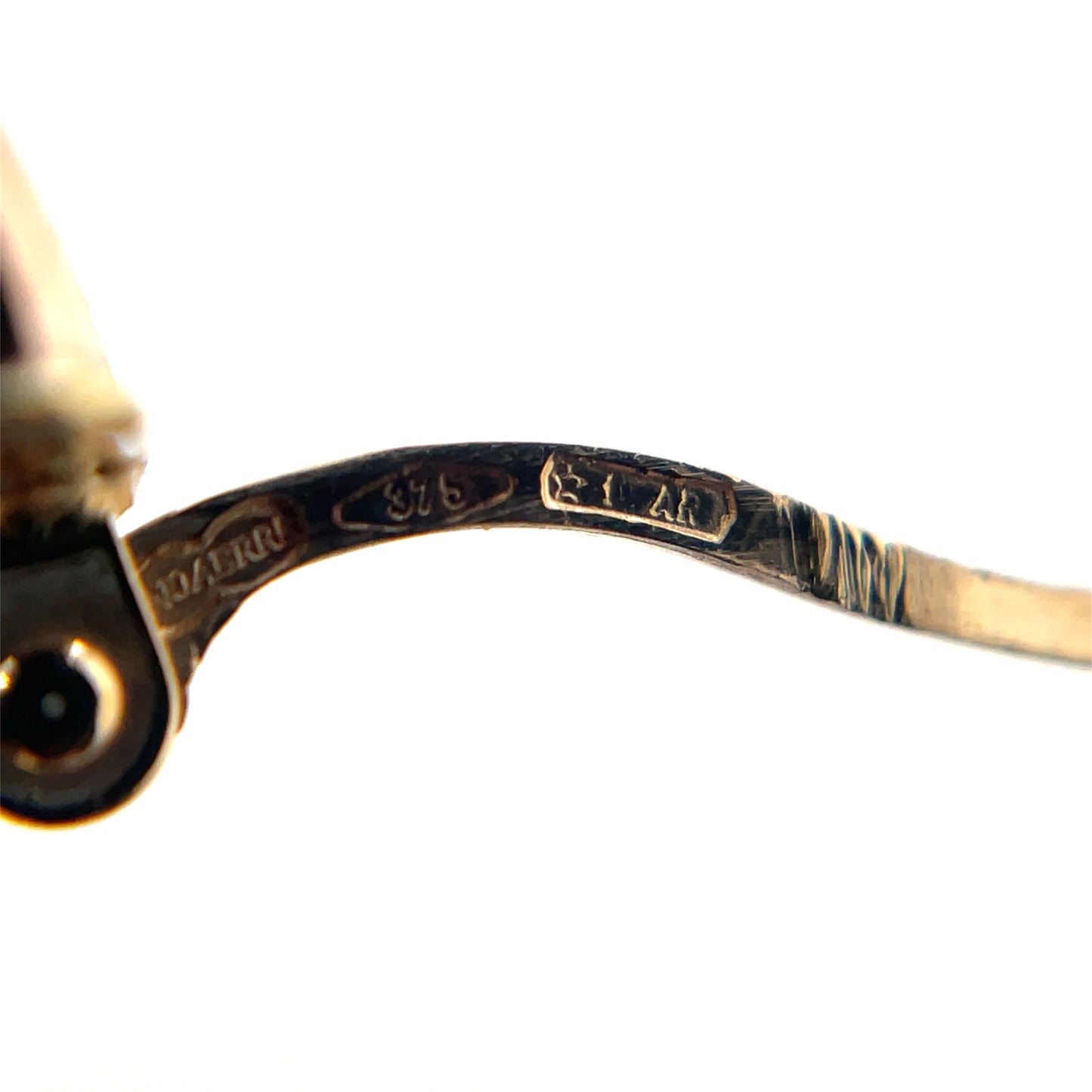 9ct Yellow, White & Rose Gold Triple-Tone Hoop Earrings