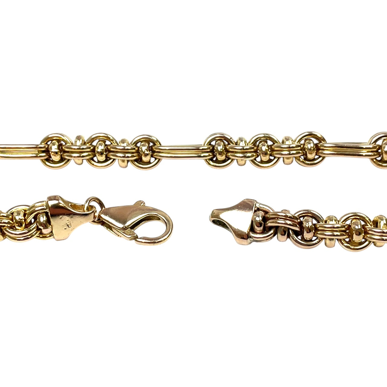 9ct Yellow Gold Fancy Link Chain (20")