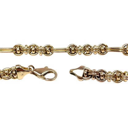 9ct Yellow Gold Fancy Link Chain (20")