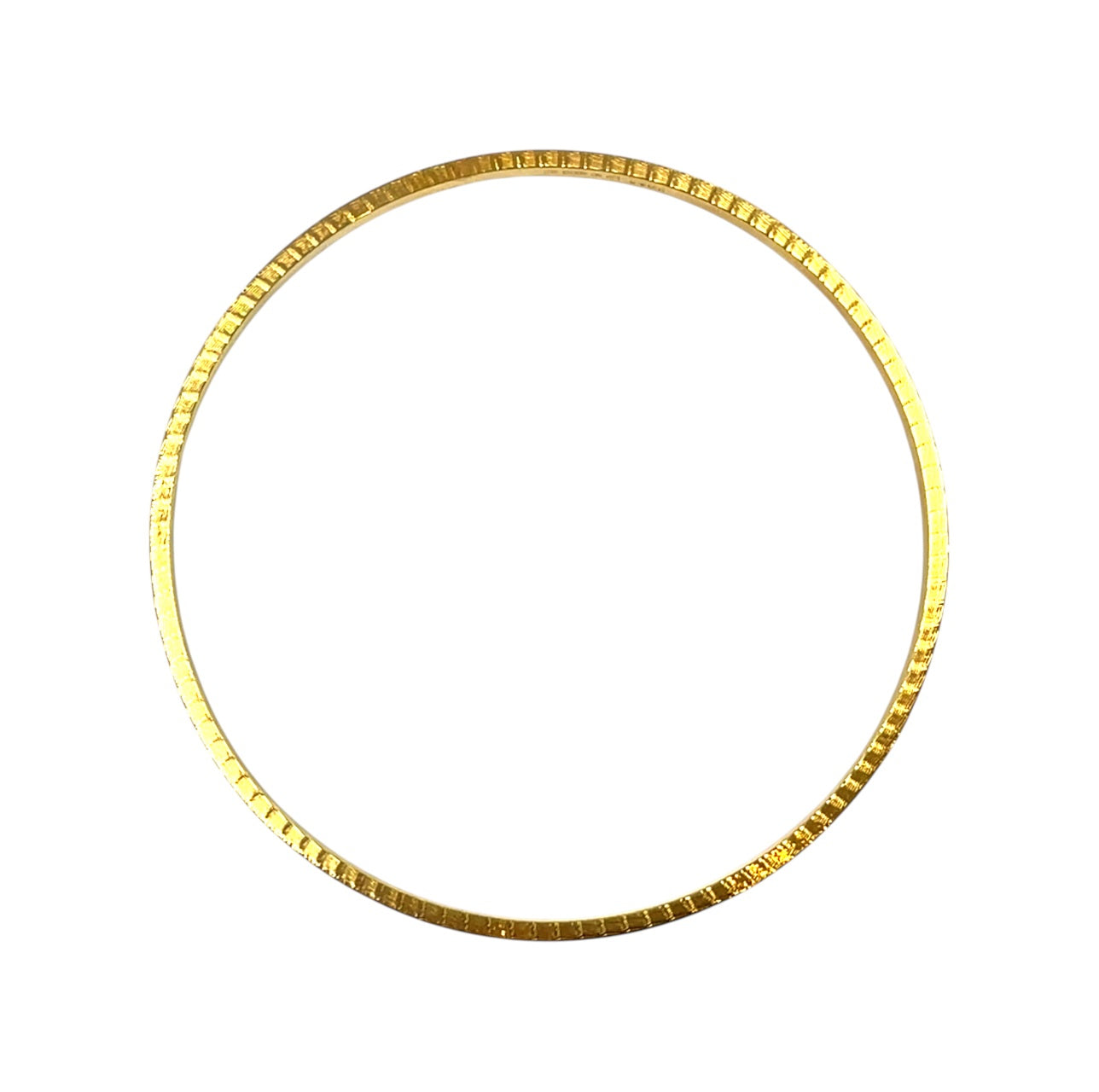 9ct Yellow Gold Textured Bangle