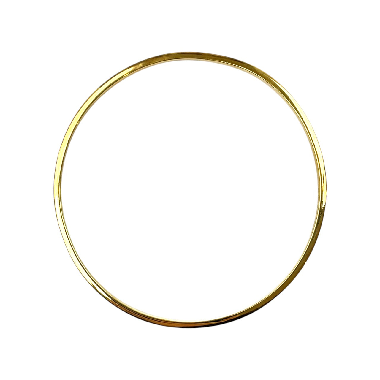 9ct Yellow Gold engraved Bangle
