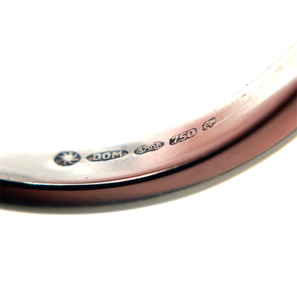 18ct White Gold Sapphire & Diamond Three-Stone Ring (O)