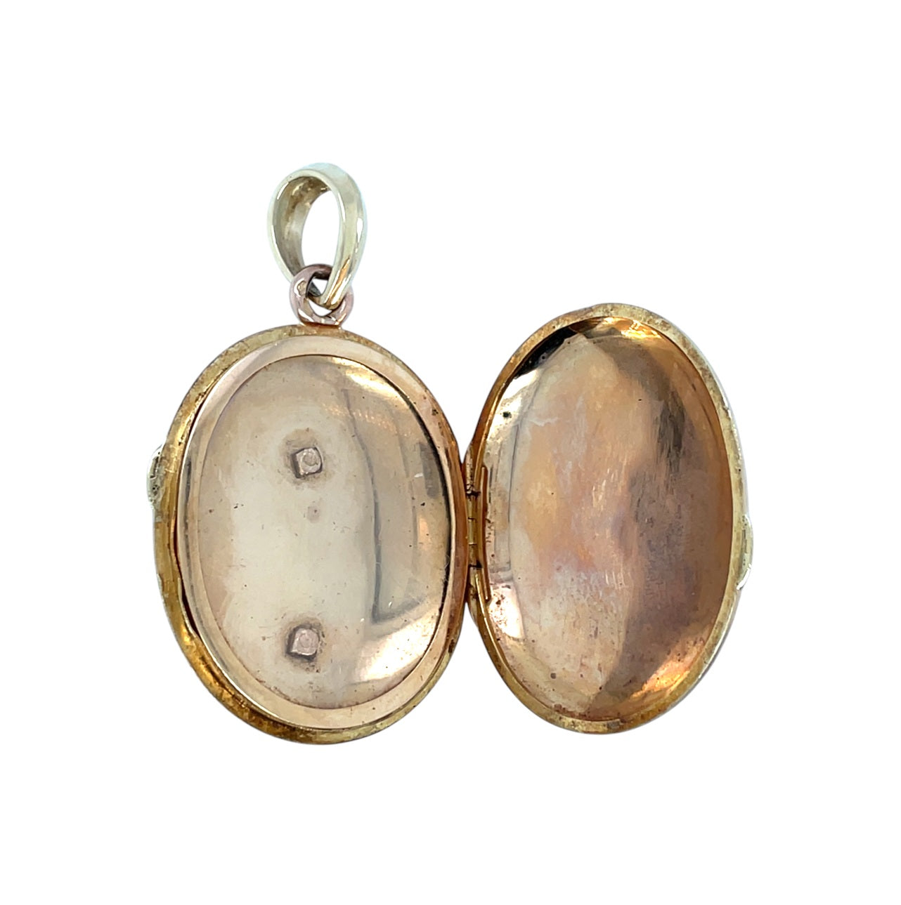 18ct Yellow Gold Large Oval Locket