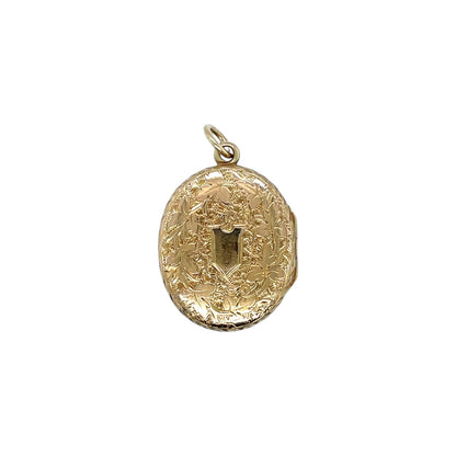 18ct Yellow Gold Anchor Locket