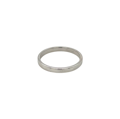 Platinum Soft Court Wedding Band (I 1/2)