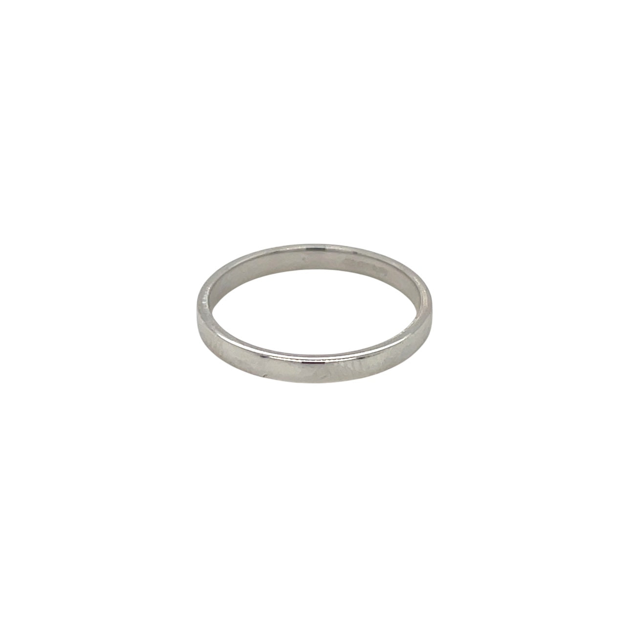 Platinum Soft Court Wedding Band (I1/2)