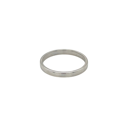 Platinum Soft Court Wedding Band (I 1/2)