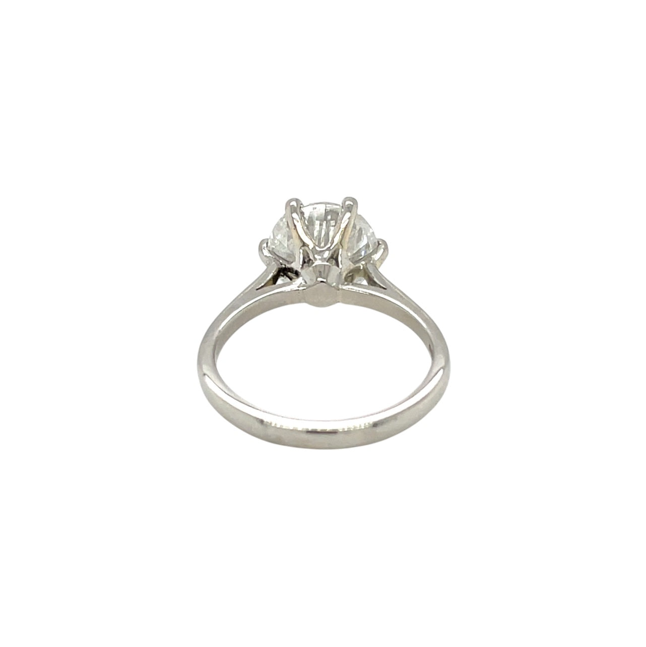Platinum Solitaire Diamond Ring (J)