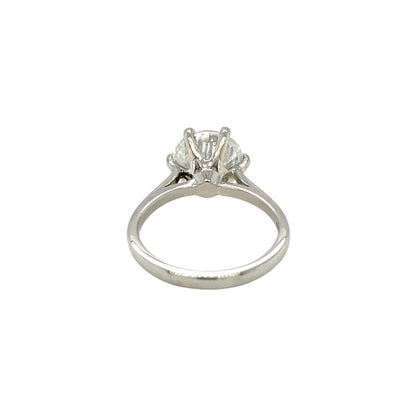 Platinum Solitaire Diamond Ring (J)