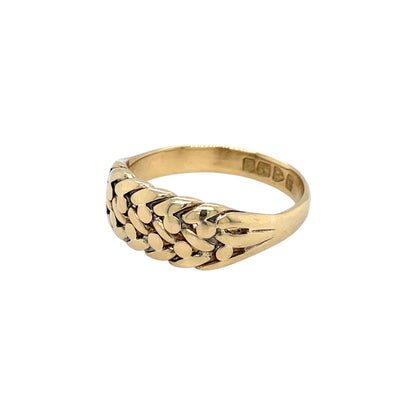 18ct Gold Keeper Ring (P)