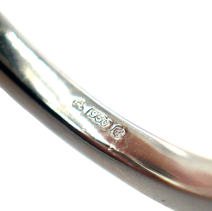 Platinum Princess Cut Diamond Halo Ring (O)