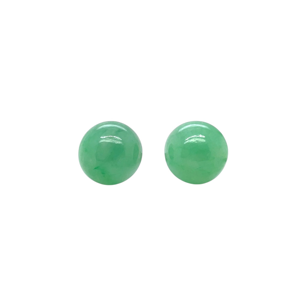 Silver Jade Liberty Stud Earrings