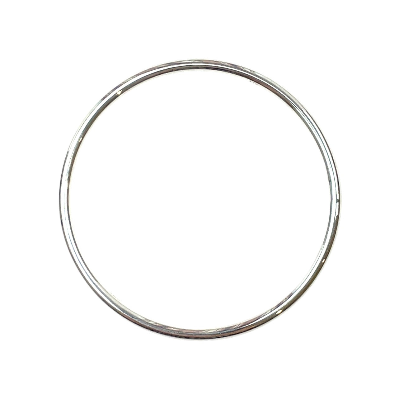 Silver Round 3mm Solid Bangle
