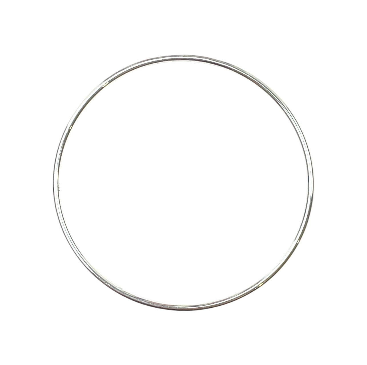Silver Round 2mm Solid Bangle