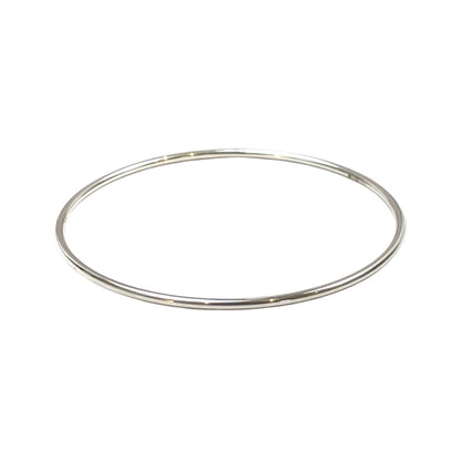 Silver Round 2mm Solid Bangle