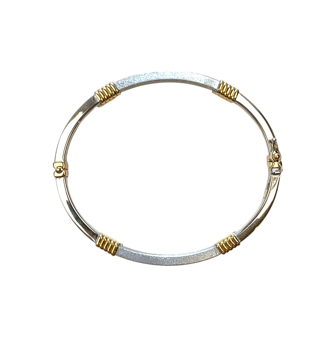 18ct Yellow & White Gold Bangle