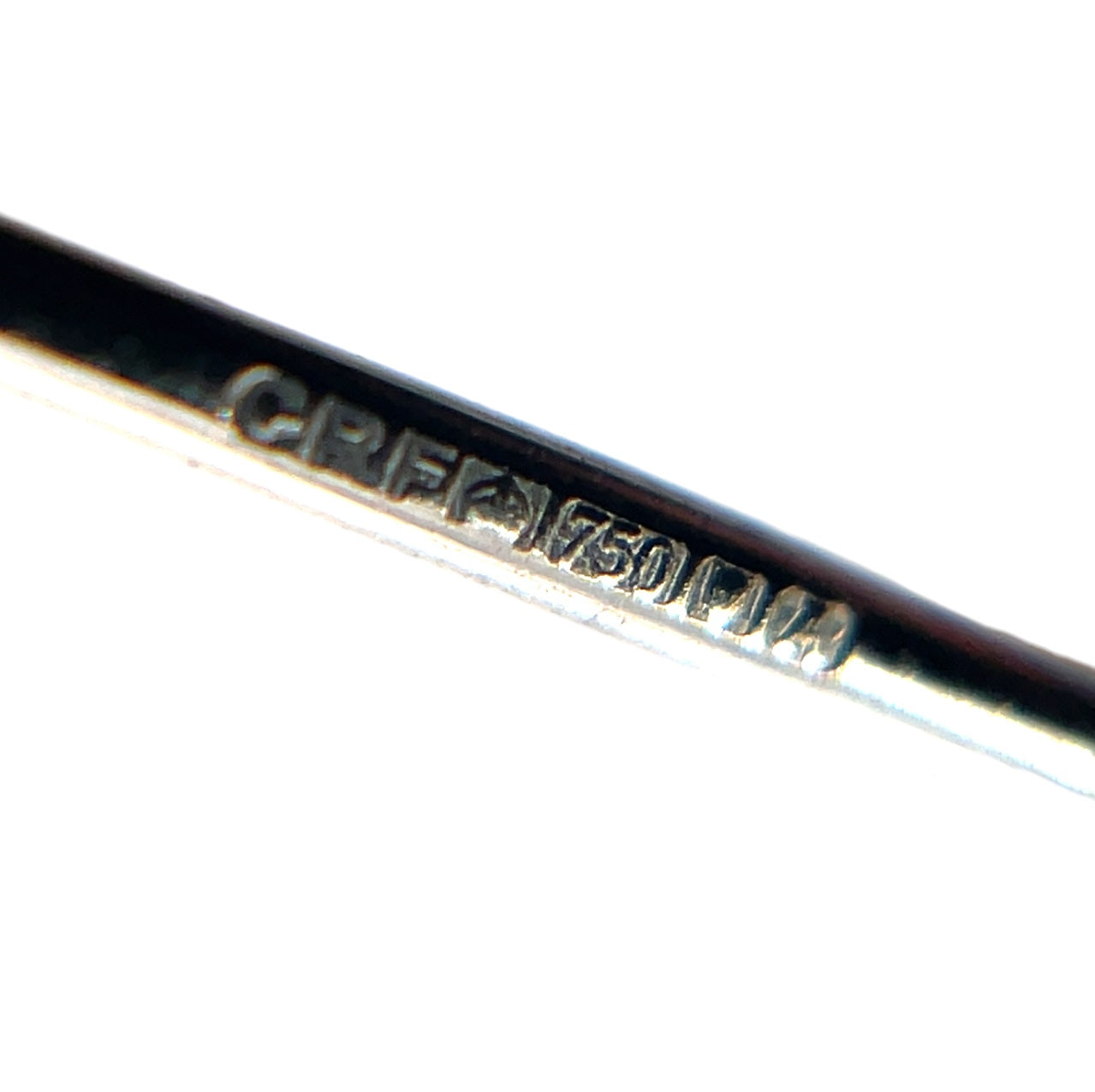 18ct White Gold Sapphire Martini Stud Earrings