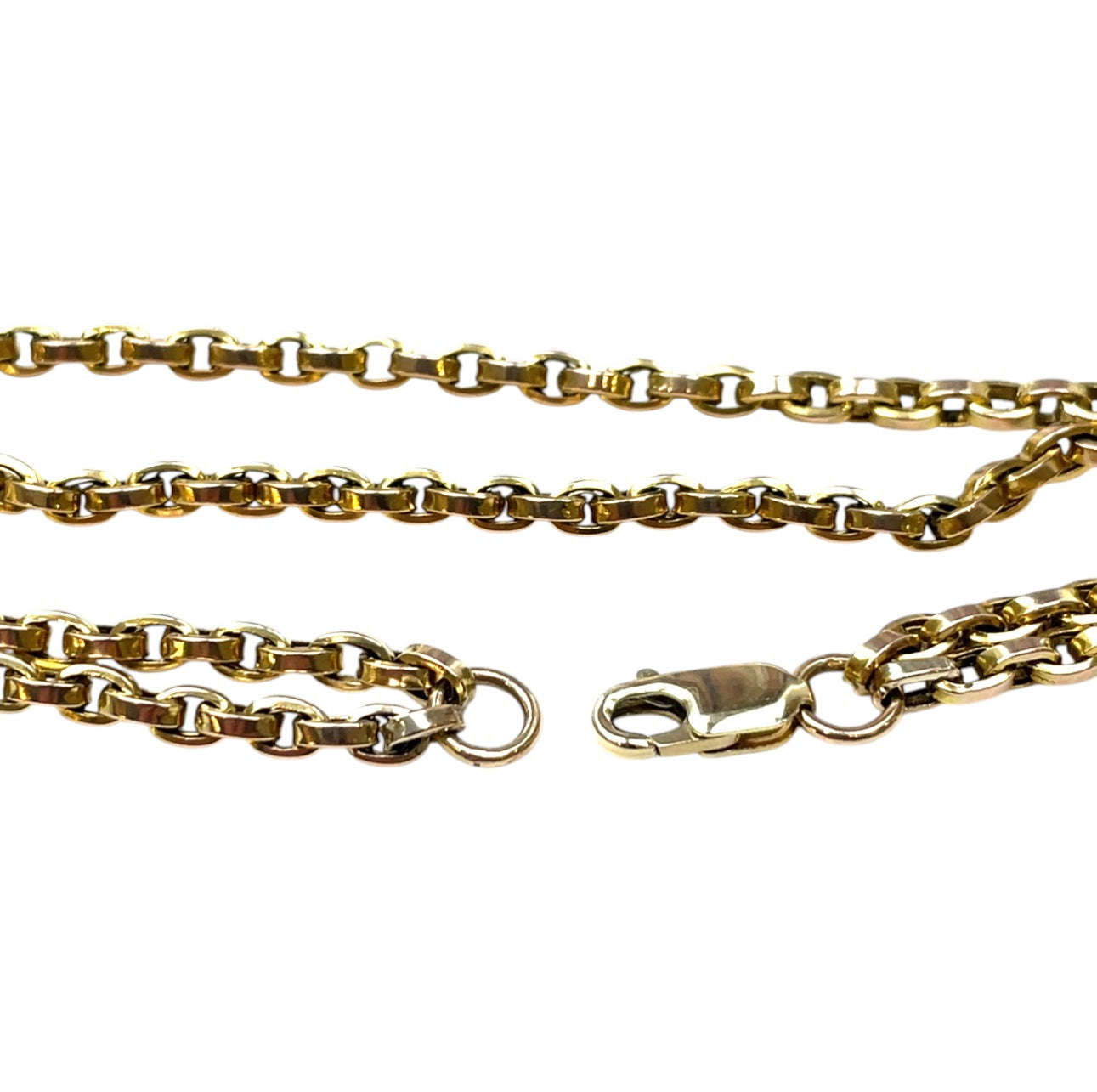 9ct Yellow Gold Double Row Bracelet (7.5")