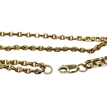 9ct Yellow Gold Double Row Bracelet (7.5")