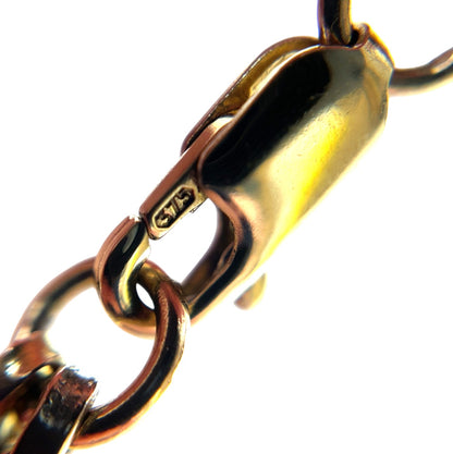 9ct Yellow Gold Double Row Bracelet (7.5")