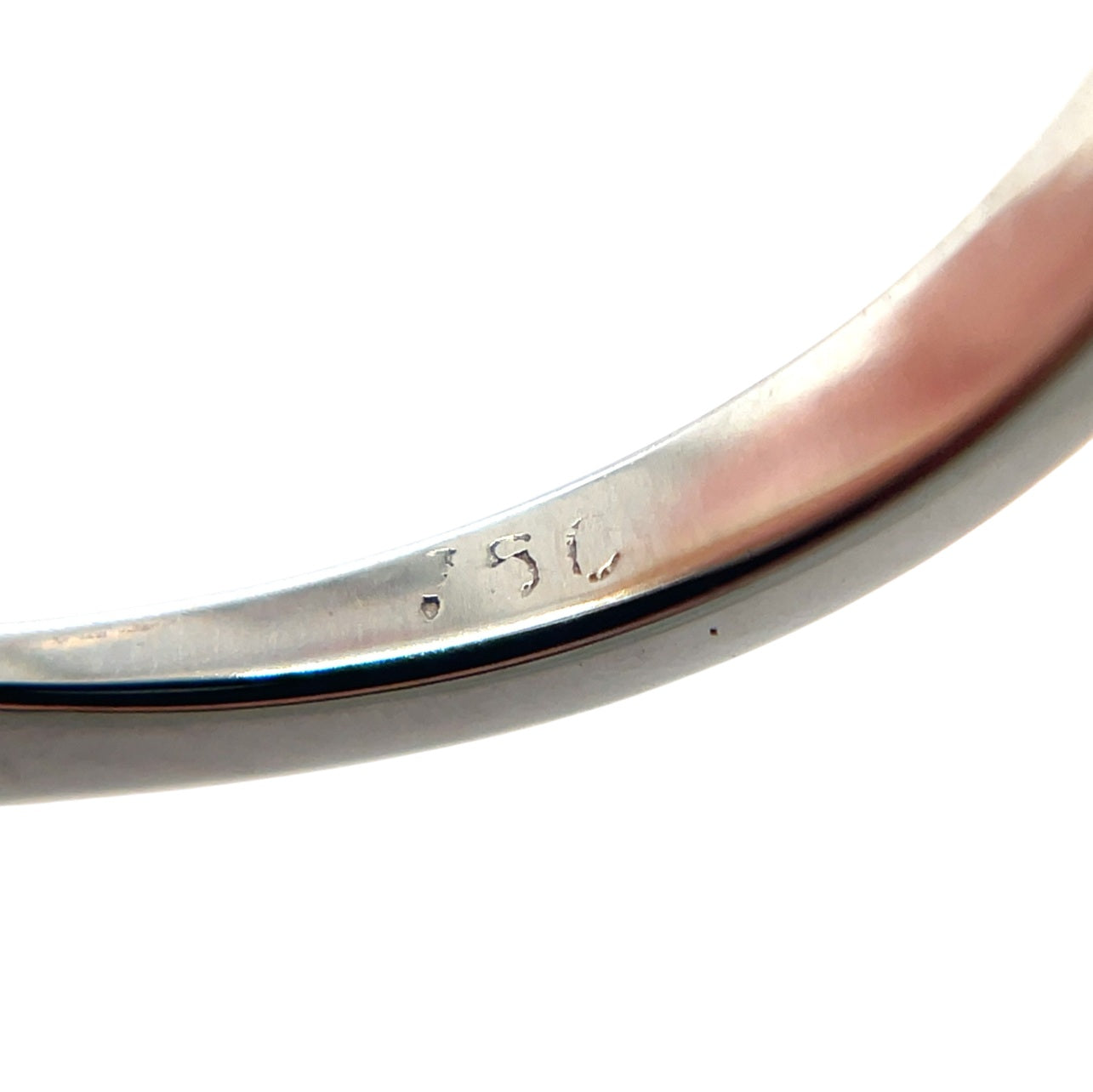 18ct White Gold Graduated Diamond Half-Set Eternity Ring (N1/2)