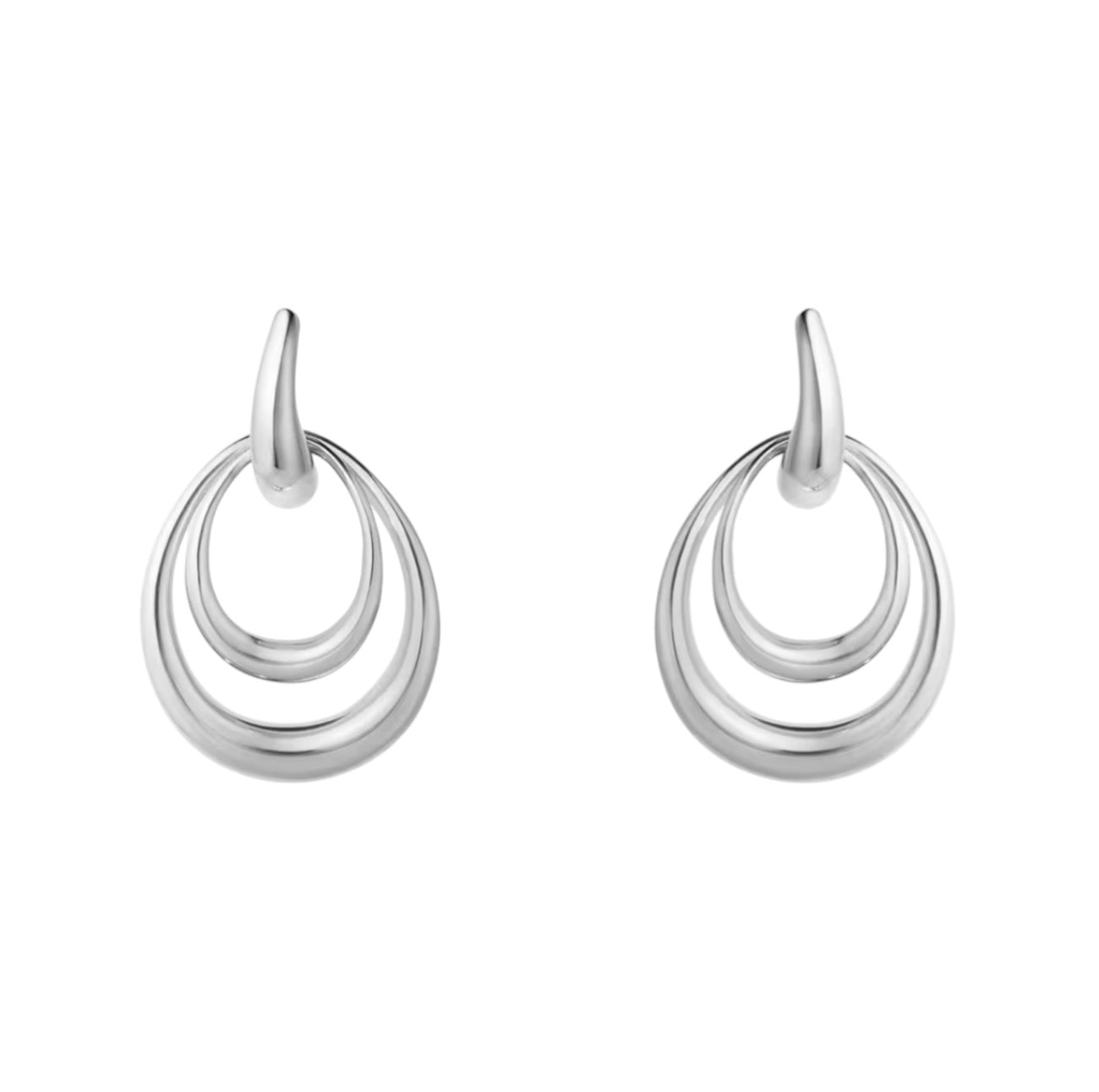 Silver Offspring Medium Earrings