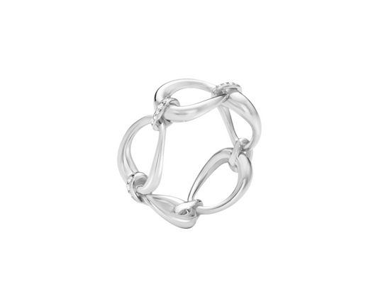 Silver Offspring Diamond Ring