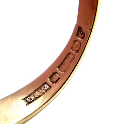 9ct Yellow Gold Domed Ring (H)