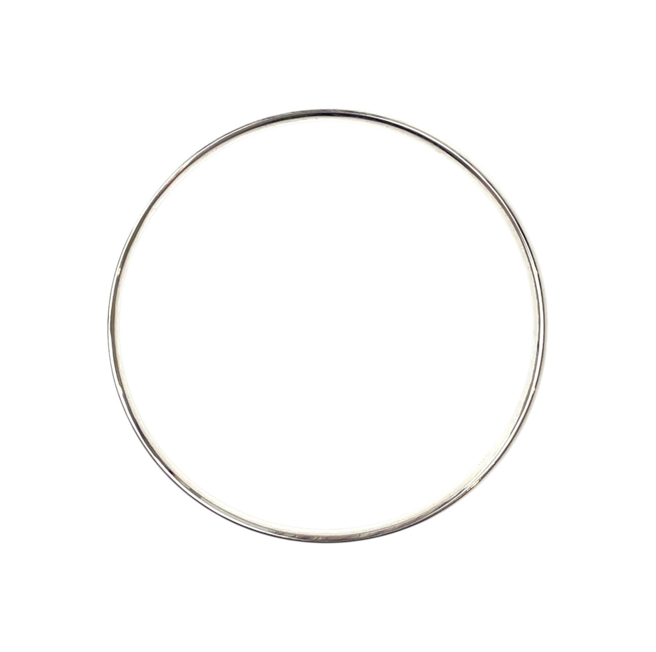 Silver Court Shaped Bangle