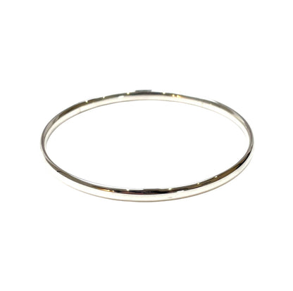 Silver Court Shaped Bangle