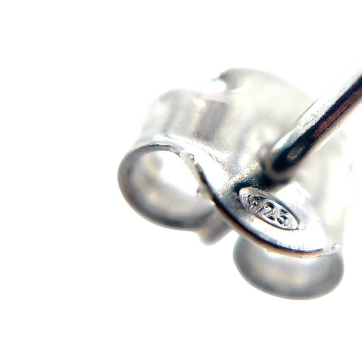 Silver Button Stud Earrings (7mm)