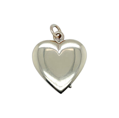 14ct Yellow Gold Sliding Heart Locket Pendant