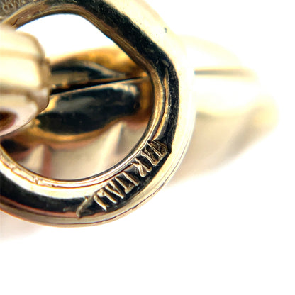 14ct Yellow Gold Sliding Heart Locket Pendant