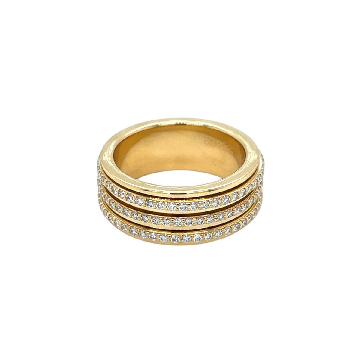 18ct Yellow Gold Piaget Possession Diamond Ring (L)