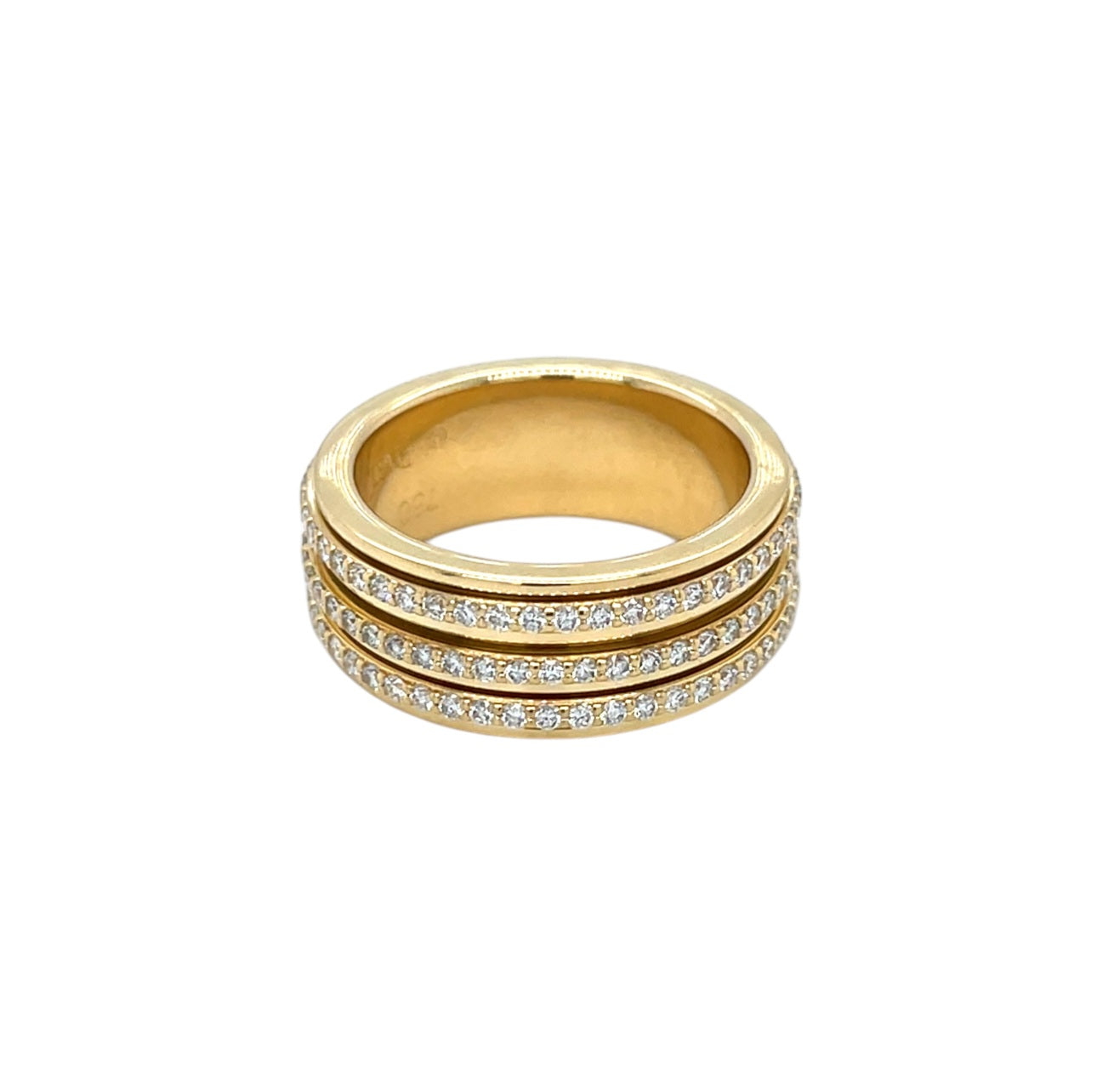 18ct Yellow Gold Piaget Possession Diamond Ring (L)