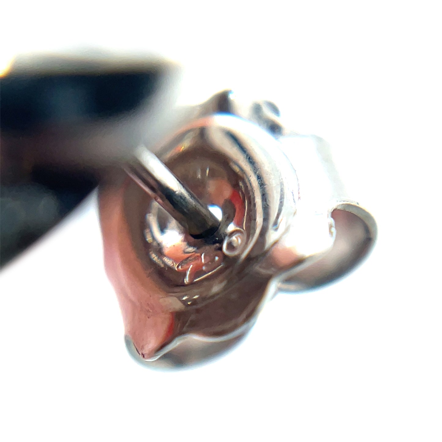 14ct White Gold Diamond Set Stud Earrings