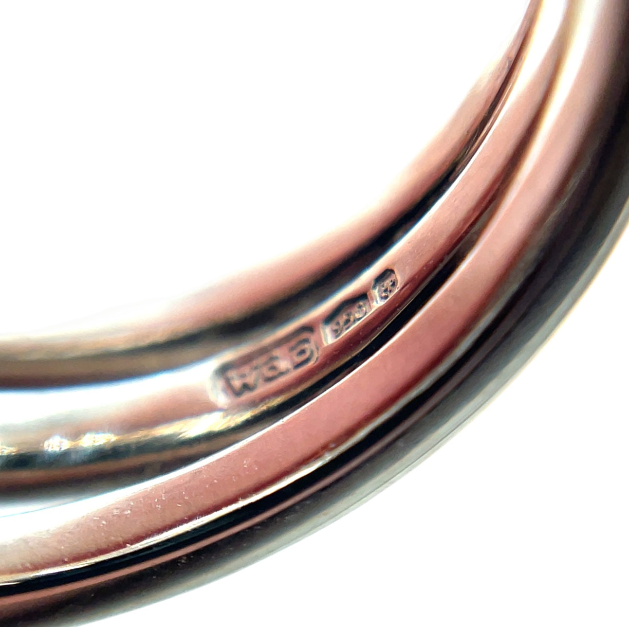 Platinum Bubble Diamond Ring (N)