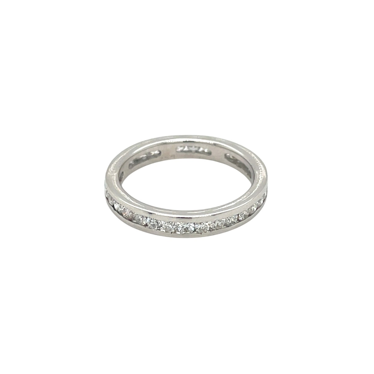 18ct White Gold Diamond Full Eternity Ring (M1/2)