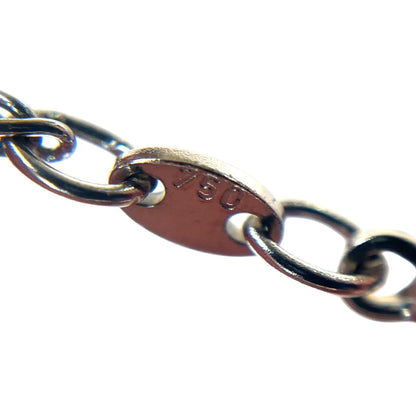 18ct White Gold Diamond Set Pendant & Chain (16")