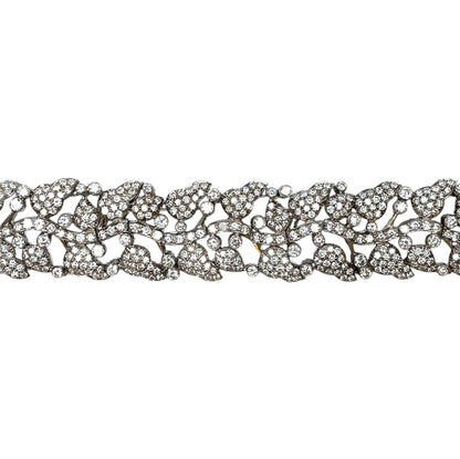 18ct White Gold Diamond Bracelet (7")